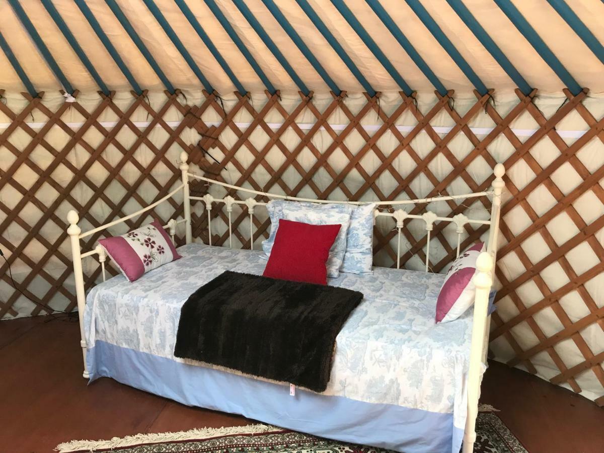 French Fields Luxury Glamping Original Mongolian Yurt Hotel Le-Vieux-Cerier Exterior foto